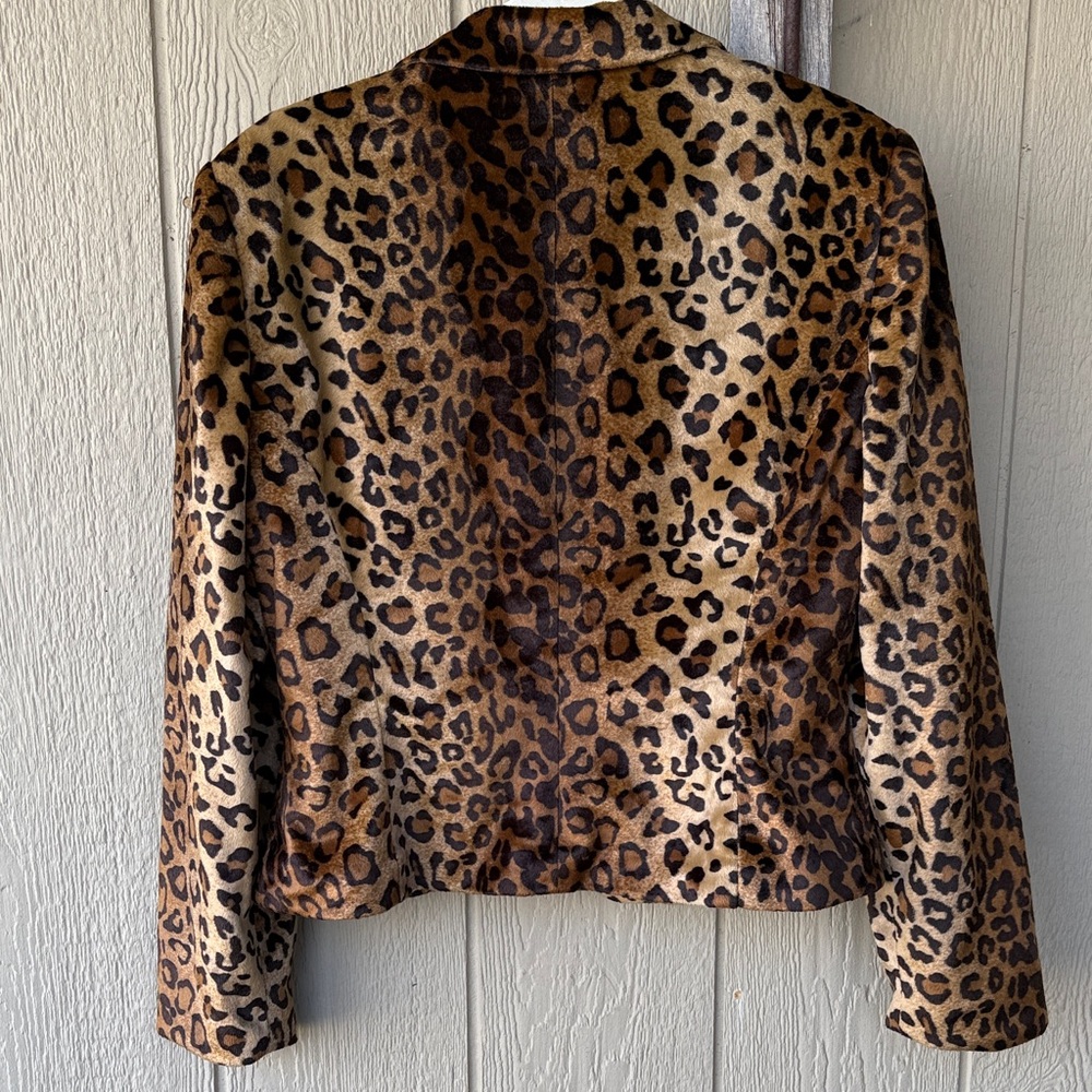 Spiegel Animal Print Women's Blazer - Picture 6 of 10